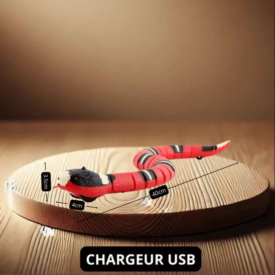 Jouet interactif rechargeable pour chat - Serpent Repti’Félin