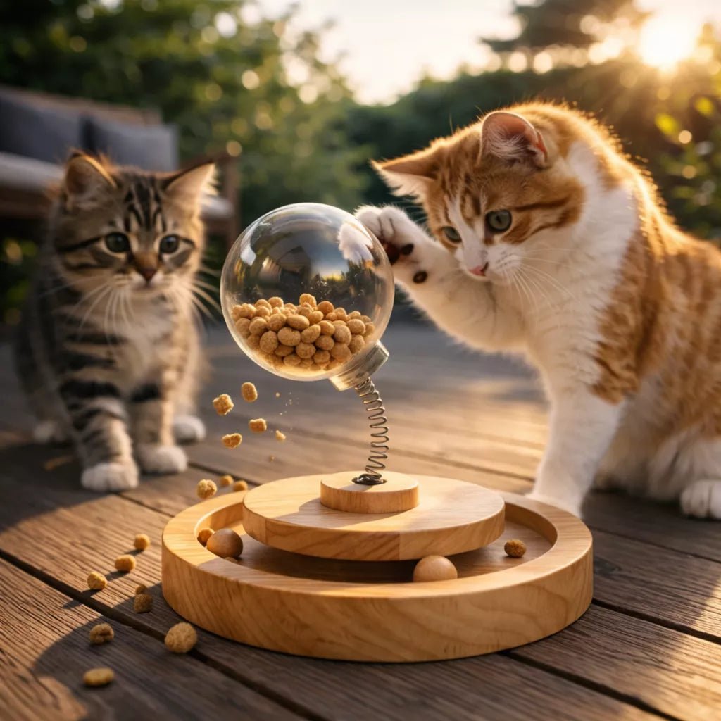 Jeu Interactif pour Chat | Féli’Trio Bois - Une Feline Vie