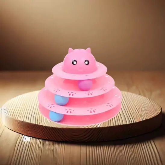 Jeux Chat - Feline Turbo Tower, Phase 3 Rose