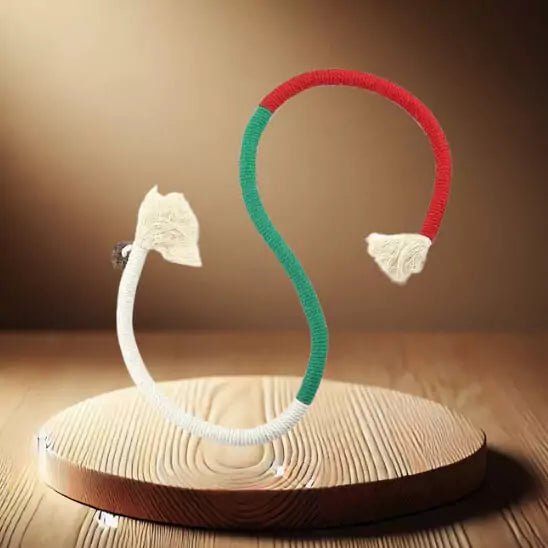 Jouets pour les Chats – Corde Feline’Fun Vert-Rouge, un jouet sûr et mordillant pour stimuler la curiosité du chat