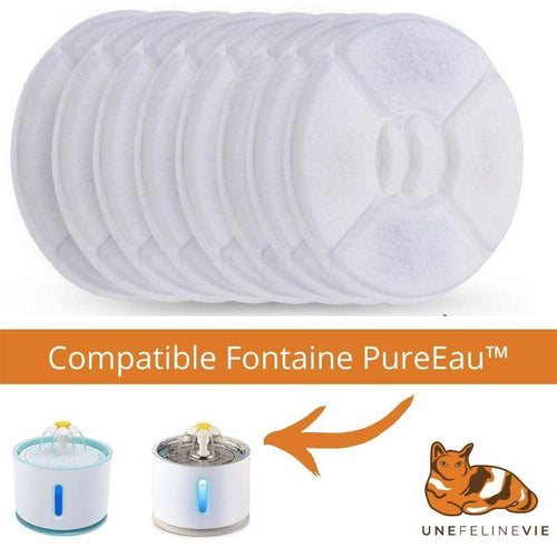 PureEau™ - Filtres de remplacement fontaine à eau automatique - une feline vie